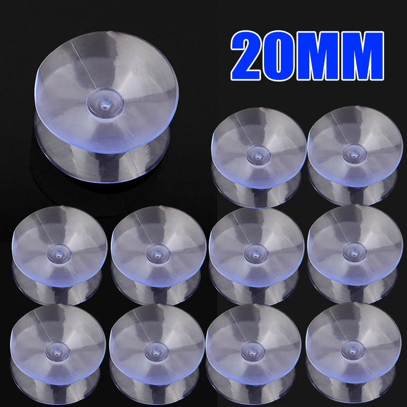1/20 piezas de ventosas de doble cara de 20/30/35 mm, ventosas transparentes, almohadilla antideslizante para espaciador de mesa de vidrio, ventana de automóvil, bricolaje
