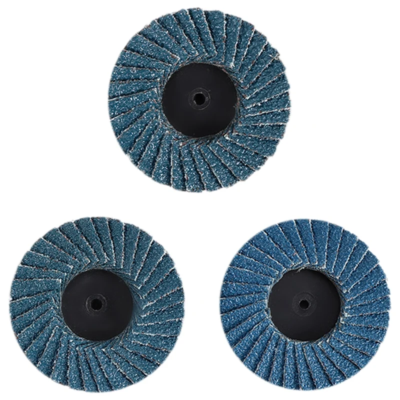 AD23-50Mm 2 Inch Flap Disc Sanding Disk For Rolor Roll Lock Abrasive Tools Fits Polishing Metal Iron Rust Removal Grinding Wheel