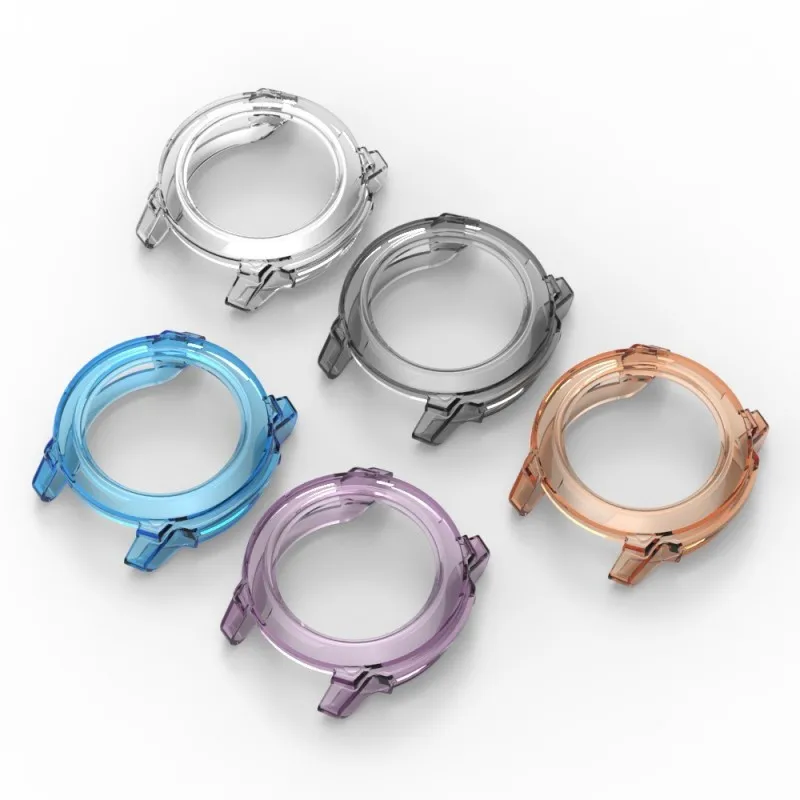 Premium Soft TPU Protective Case - Hollow Frame Cover for Garmin Instinct 3 Watch