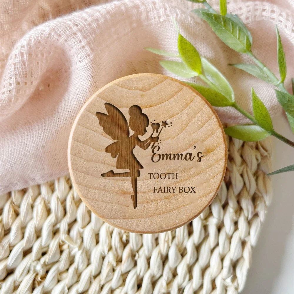 Wooden Tooth Box for Baby Girls Keepsake All Baby Teeth Gift wooden storage box tooth box wooden memorial box baby memory box