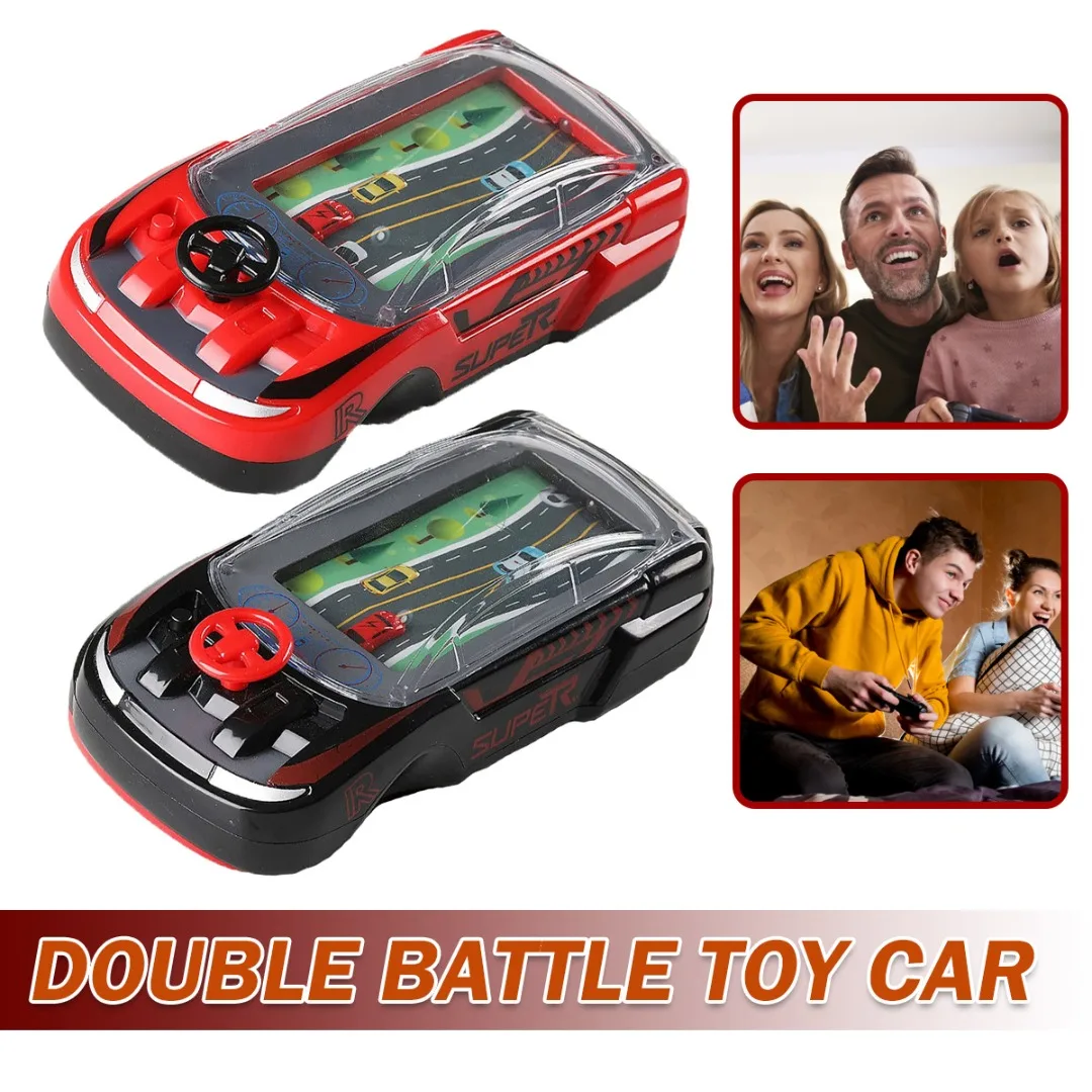 Car Adventure Toy Kids Puzzle Simulation Racing Machine Steering Wheel Toys Red/Black/Red&Black Color Relaxing and Casual Game