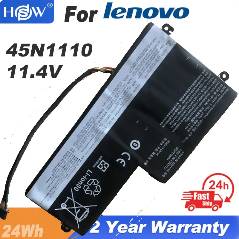 Batteria 11.4V 24Wh 2.06Ah Per Lenovo ThinkPad X240, X250, X260, T440, T450, T460 – Sostituto 45N1108 / 45N1109 / 45N1110