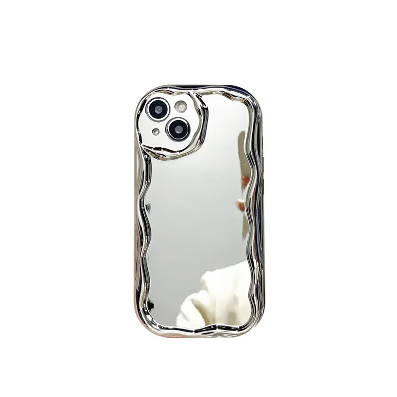 Glitter Mirror Phone Case With Camera Protector For Oppo Models_voghion.com