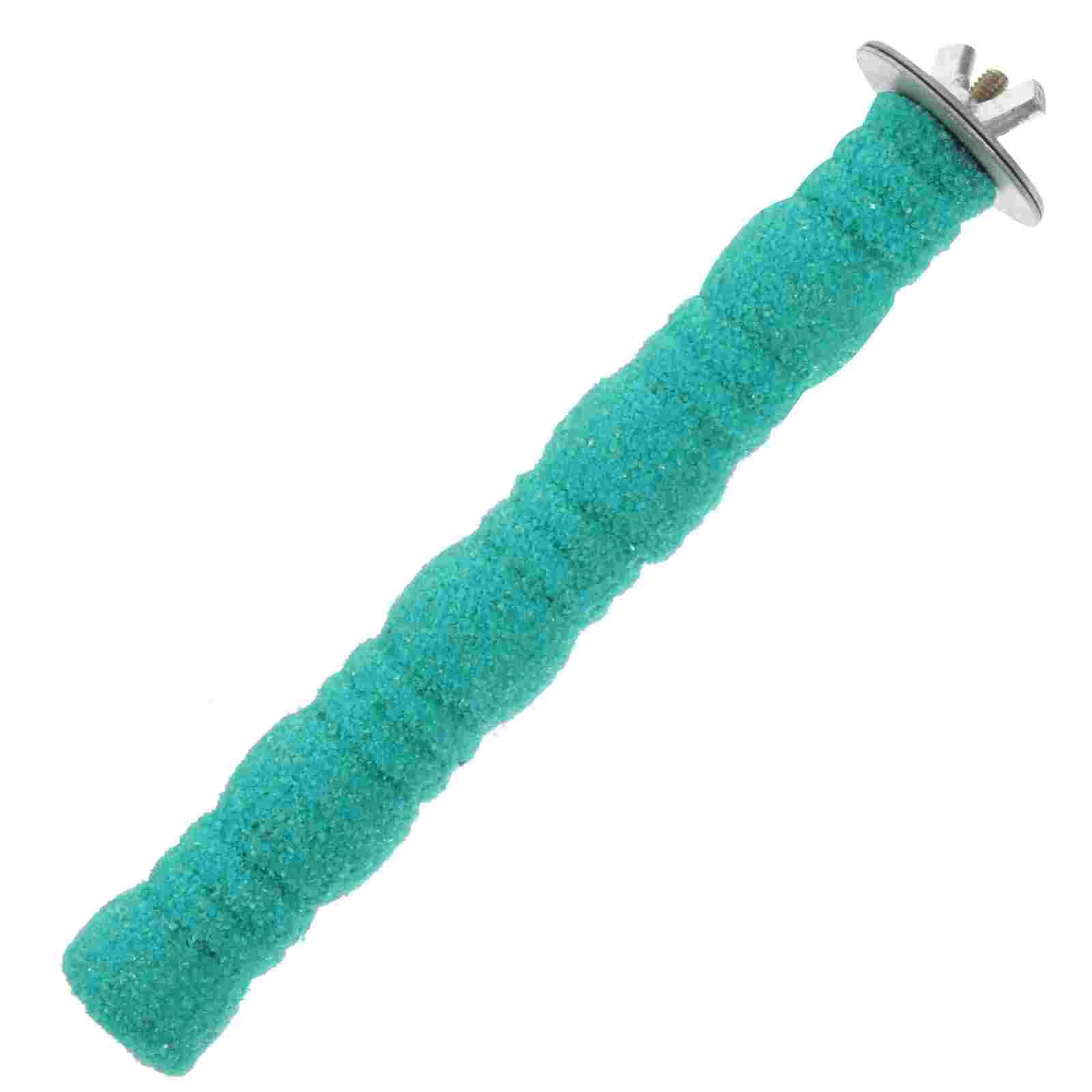 

Paw Grinding Stick Rough Surfaced Parrot Perch Stand Parakeet Cockatiel Conure African Grey Macaw Finch Bird Cage Random Color
