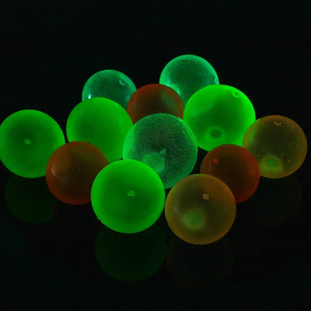 1-4Pcs Luminous Balls High Bounce Glowing Ball Sticky Wall Home Party Decor Kids Adult Gift Anxiety Stress Relieve Toy 4.5cm/6cm 5