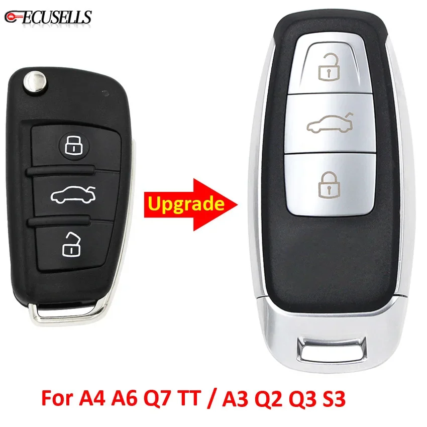 Ecusells-Modified-Remote-Car-Key-Shell-Case-Keyless-Smart-Key-Housing ...