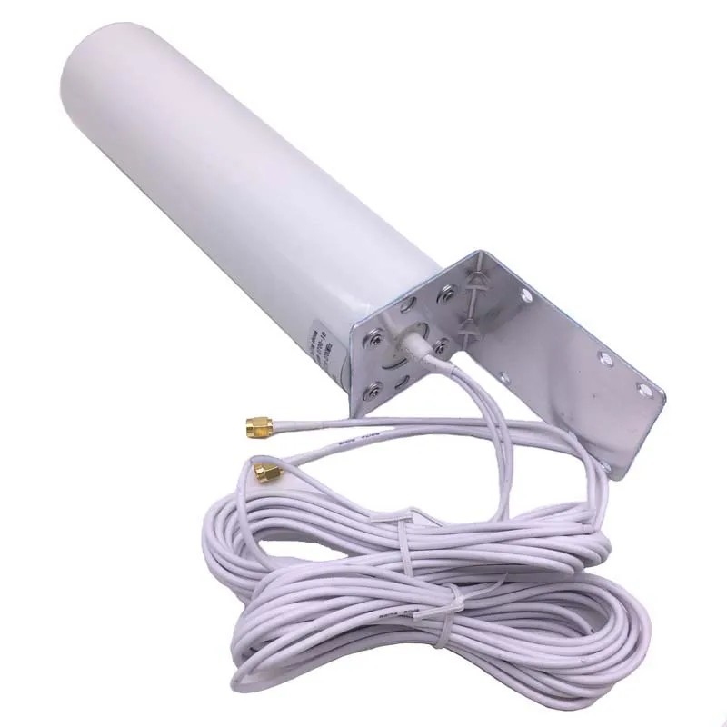 High Gain 3G 4G External Antenna Outdoor 4G LTE Antenna 5m Dual Slider CRC9/TS9/SMA Connector for 3G 4G Router Modem