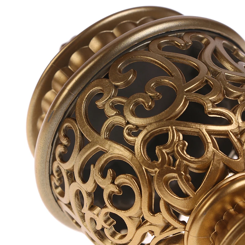 Description Picture 4 of item2Pcs Curtain Rod Cap Finials 66 X 115mm Plastic Vintage For 28mm Dia Rod European Style Roman Pole Curtain Rod Accessories Plug