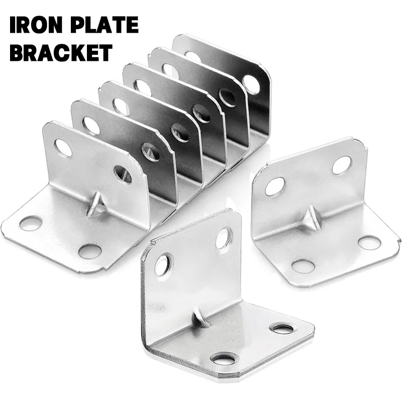 Detachable Corner Bracket Right Angle Fixed Bracket Stainless Steel Corner Code L-Shaped Furniture Fixed