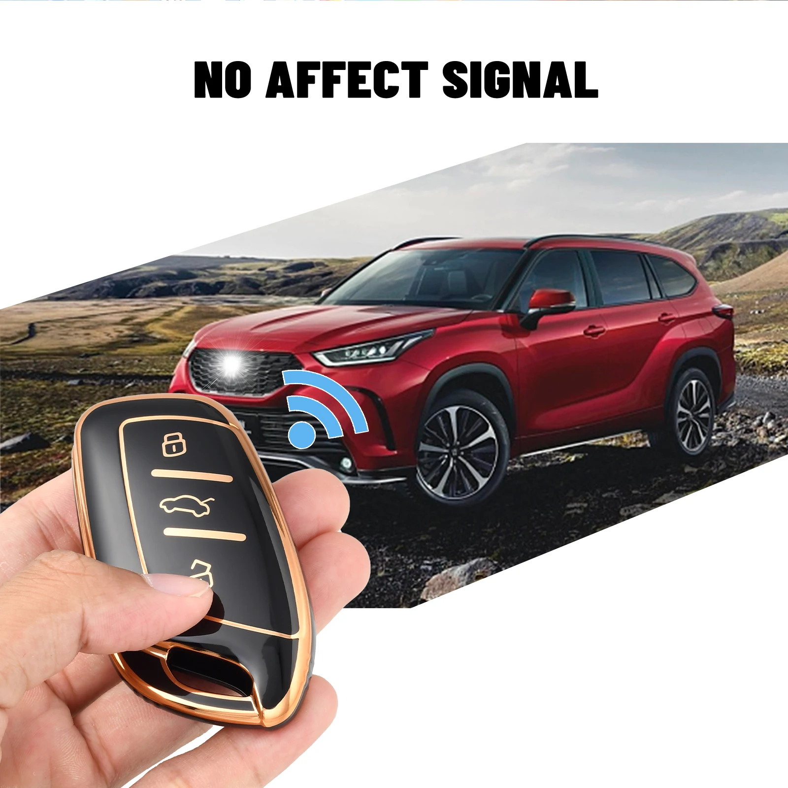 Premium Car Key Cover - Elegant Fob Key Case