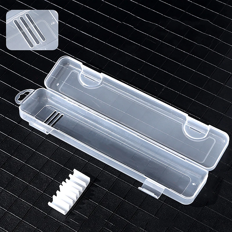 

Палочки для еды прозрачные с крышкой, 22 см