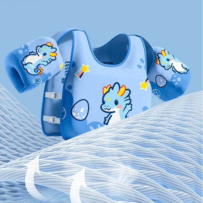 Baby Swimwear Non-inflatable Float Arm Sleeve Floating Buoyancy Vest Kid Swimming Equipment Armbands For Boys Girls