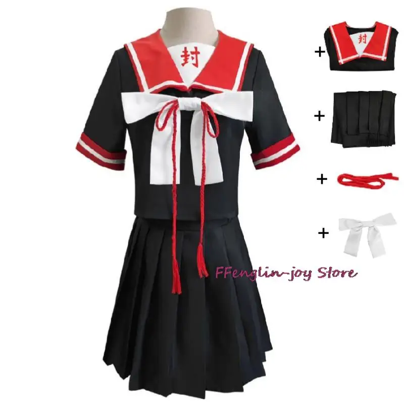 

Anime Toilet-bound Hanako-kun Yugi Amane Cosplay Costume Top Skirt School Sailor JK Uniform Hallowen Carnival Party Suit