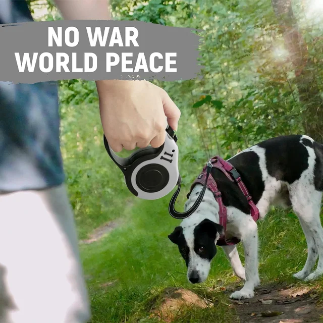 Retractable Dog Leash - 5m Automatic Strong Nylon Lead For Small/Medium Dogs & Cats, Durable Pet Traction Rope Supplies 4