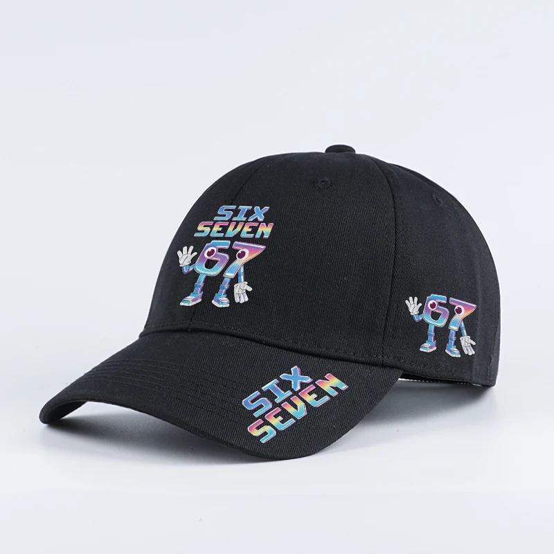 Boné de beisebol com estampa de robô digital Trendy Gradient 67 – Boné esportivo, casual e de moda para o dia a dia, ajustável, unissex