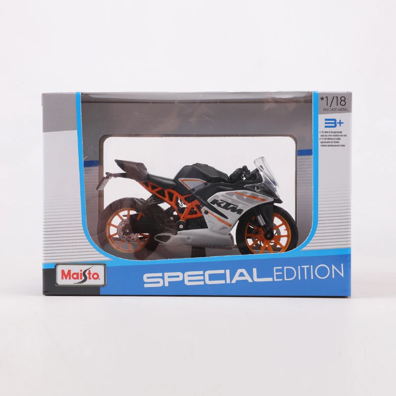 Maisto 1:18 KTM RC 390 Motorcycle Model Toys Die Cast Vehicles Collectible Hobbies 6