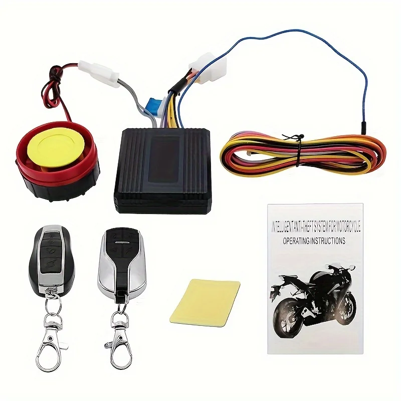 Waterproof Motorcycle Alarm System motorcycle alarm bike alarm anti theft alarm 125db 12V Remote Control Horn Warner