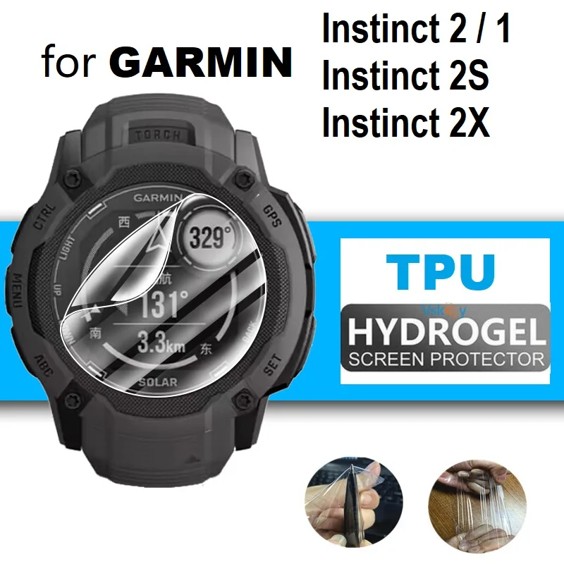 Wondoner 2 Stück Displayfolie Für Garmin Venu 3 - TPU Schutzfolie