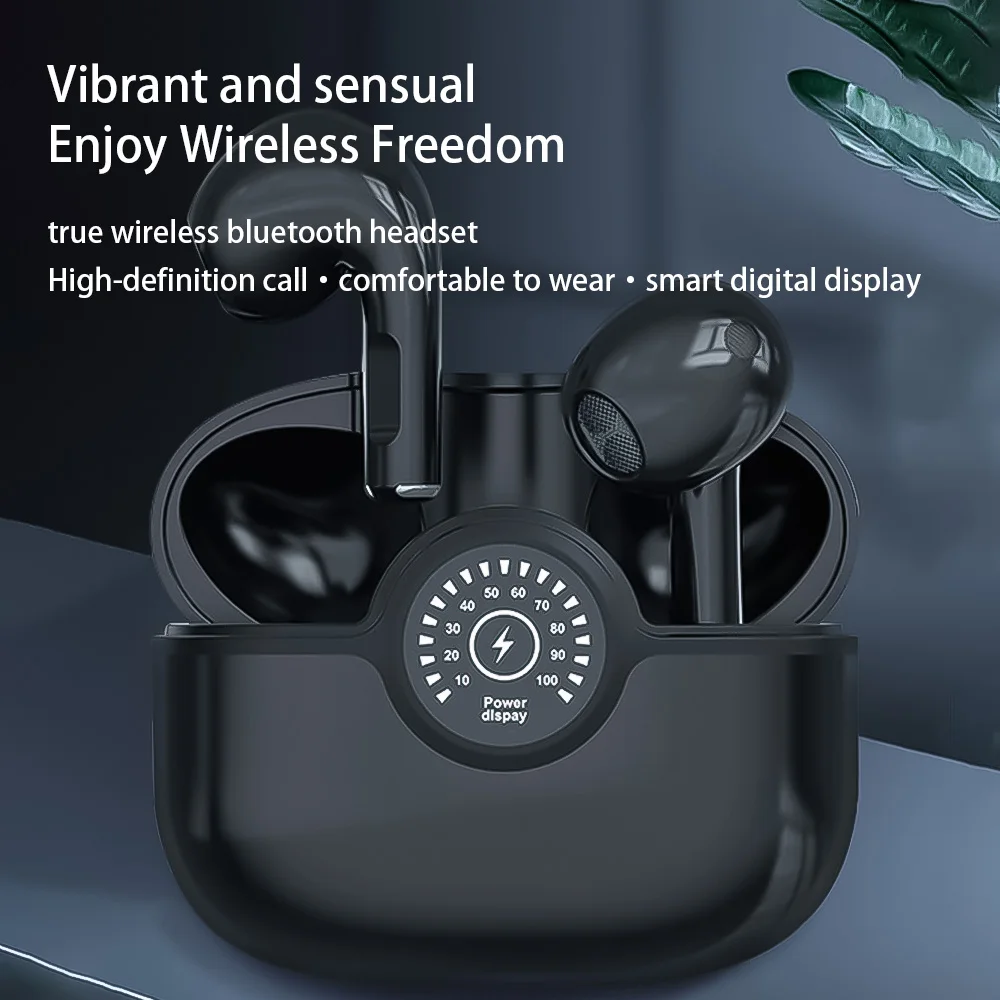 New Air29 Digital Display Wireless Earphones Bluetooth 5.3 Headphones  Sports Anti-Sweat HD Call Noise Reduction With Microphone