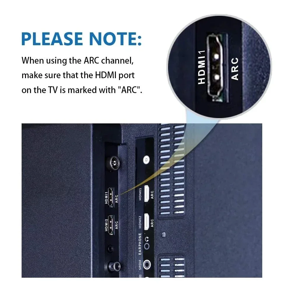 HDMI ARC-3.5mm 오디오 컨버터 DAC 추출기 4K SPDIF 동축 스테레오 L/R 디지털-아날로그 변환기 TV 홈시어터용