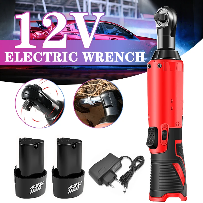 12V/18V Screwdriver Wrench Electric Wrench Ratchet Wrench Angle Drill