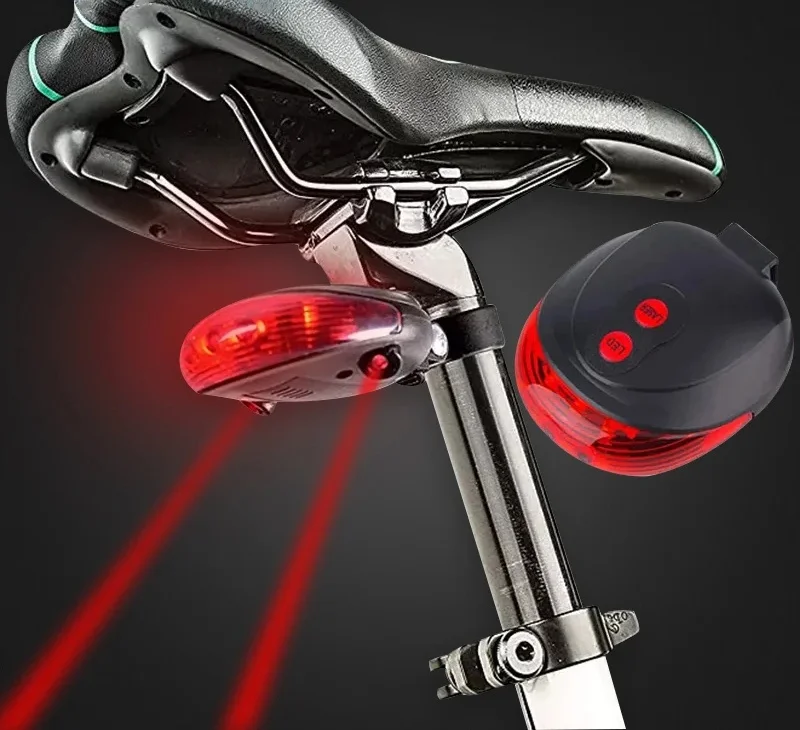 Bicycle-Rear-Light-Red-Tail-Light-LED-Night-Safety-Warning-Light ...