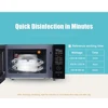 Microwave Bottle Sterilizer Set Steam Sterilizer Fits 6 Baby Bottles for Baby Bottles Pacifiers Cups Disinfect in 2-6 Minutes 4