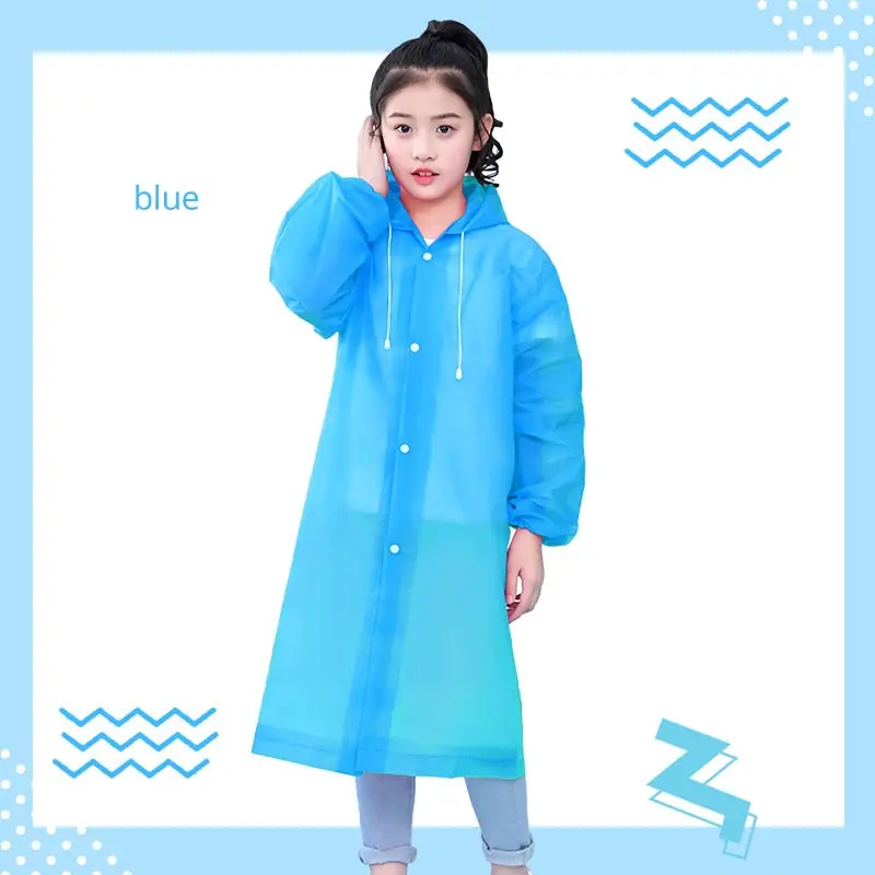 EVA Children Raincoats Raincoat Thickened Waterproof EVA Rain Coat Kids