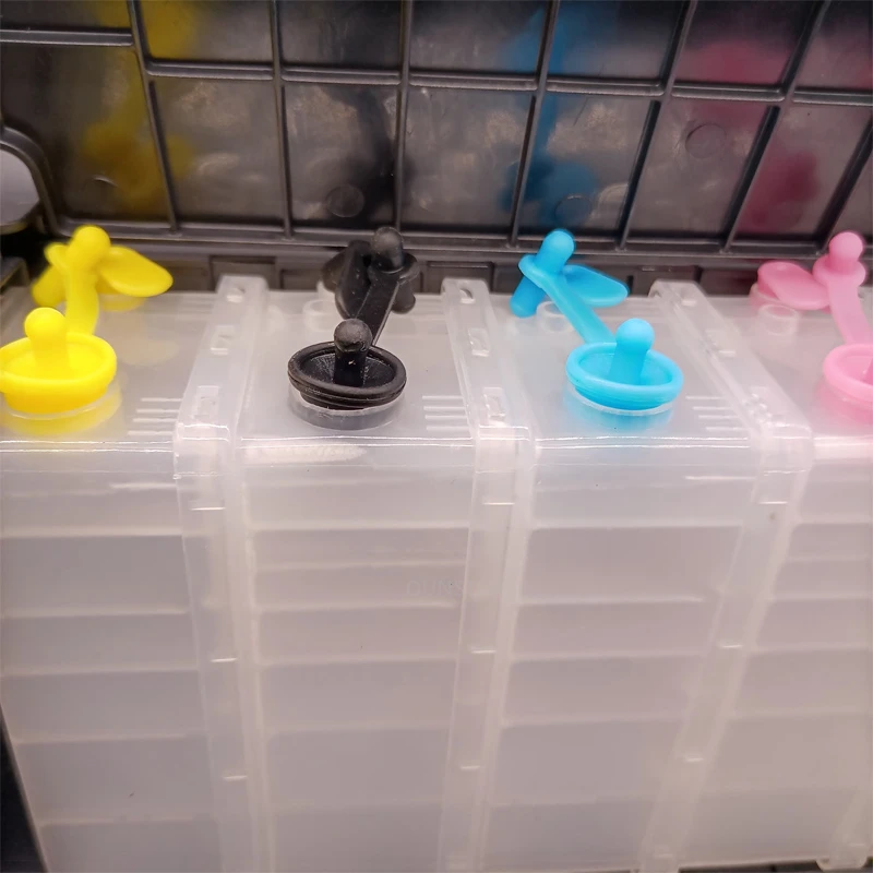 Description Picture 6 of item6 Color 100ml CISS External Case Continuous Ink Supply System DIY Tank Replacement Part Kit For HP Iconic Brand EPSON Printer Cartridge
