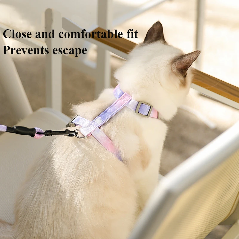 Cat Harness and Leash Set Adjustable 2
