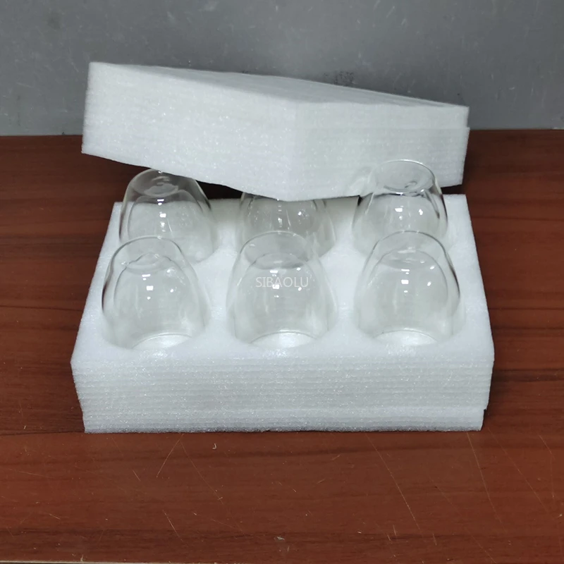 2pc/6pc Double-layer Heat-resistant Glass Coffee Cup Transparent Tea Beer Coffee Water Cups Heat Preservation cup Gift set