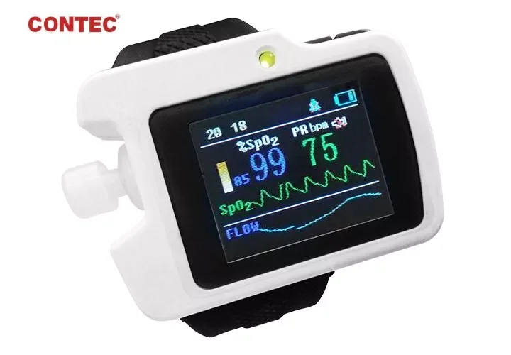 CONTEC Sleep Apnea Screening Monitor RS01/RS10-Snoring Syndrome Home Care Device for Sleep Apnea Monitoring sleep apnea monitor