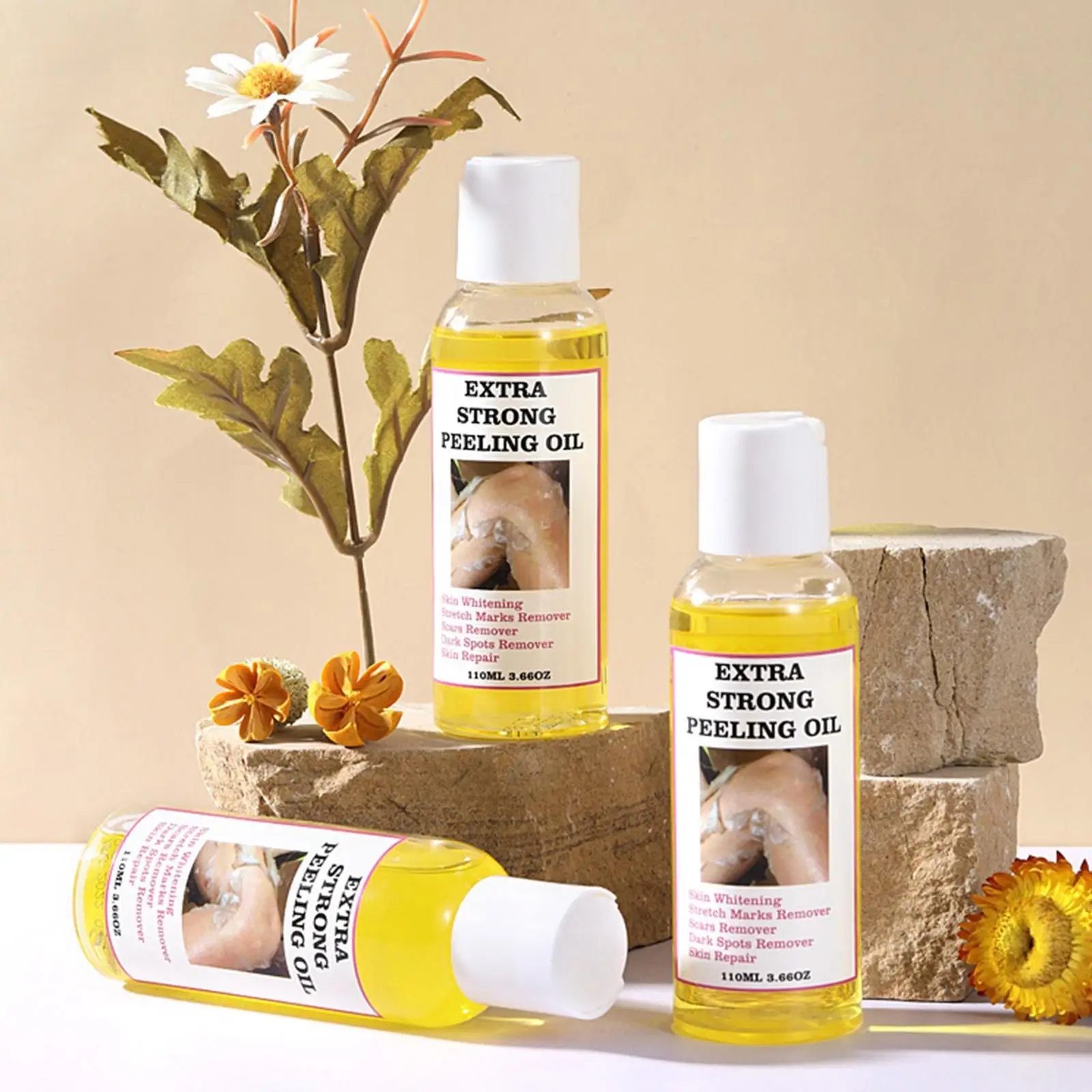 Yellow Skin Exfoliating Oil Dull Skin Strong Peeling Oil Brightening