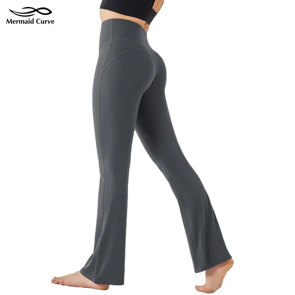 Fitness Leggings Yoga Pants Fitness Pants Style Color Bellbottom