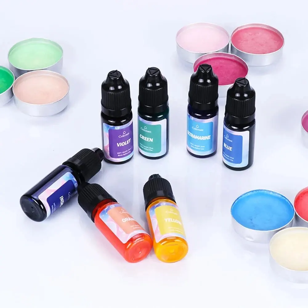 Candle dyes pigment 24 Color Candle Dyes Pigment Aromatherapy Liquid Colorant DIY Mold Soap Handmade Craft Resin