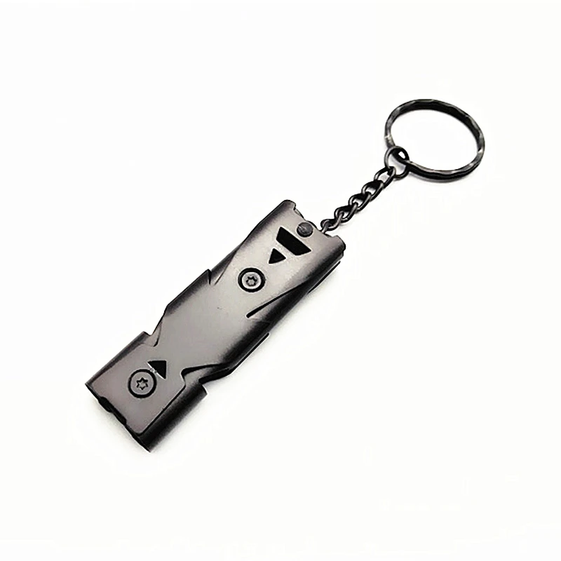 Aluminum High-frequency Emergency Survival Whistle Keychain for Camping Hiking Outdoor Sport Accessories Tools 150db