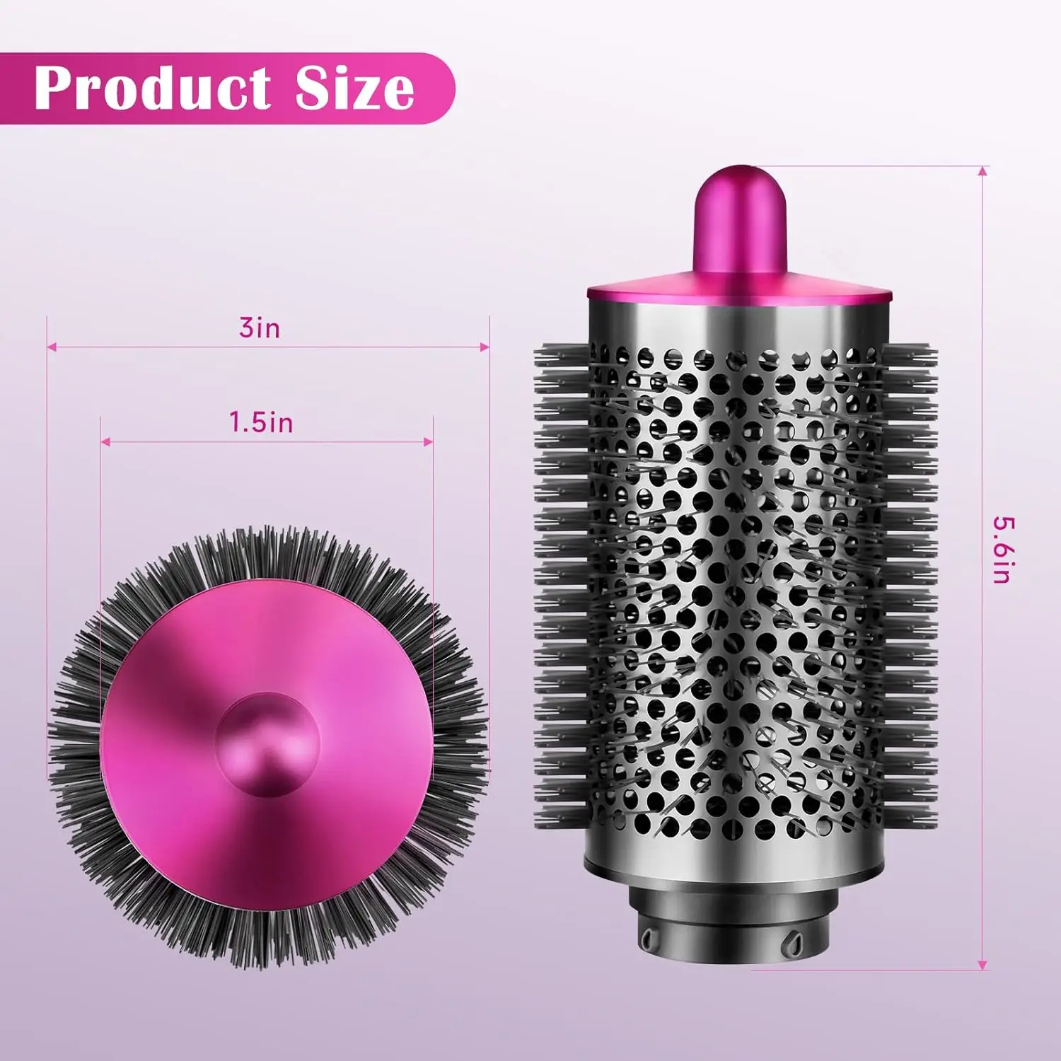 Description Picture 6 of itemFor Dyson Supersonic HairDryer Auto-Curling Barrels 30/38/40/55MM Styling Nozzle HS0105 Airwrap Diffuser StraighteningÂ Hair Tool
