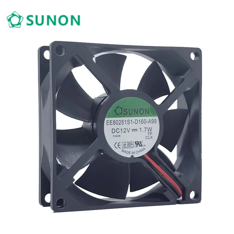 Для Sunon EE80251S1-D160-A99 80*80*25 мм dc 12 В 1,7 Вт бесщеточный 80 мм охлаждающий вентилятор dc