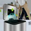 12Pack Trash Can Absorbing Filters, Activated Charcoal Purifying Deodorizer for Trash Cans, Compost Buckets-Rectangle 6