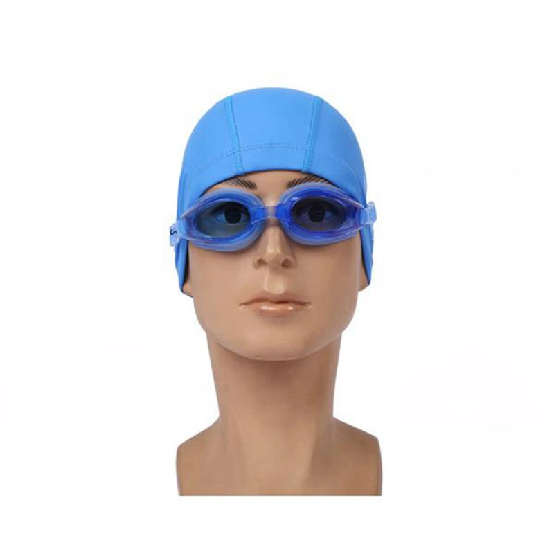 Waterproof PU Fabric Swim Cap Swimming Pool Accessories Water Sport Protect Ear Long Hair Bath Hat Plus Size for Men Women Adult 5
