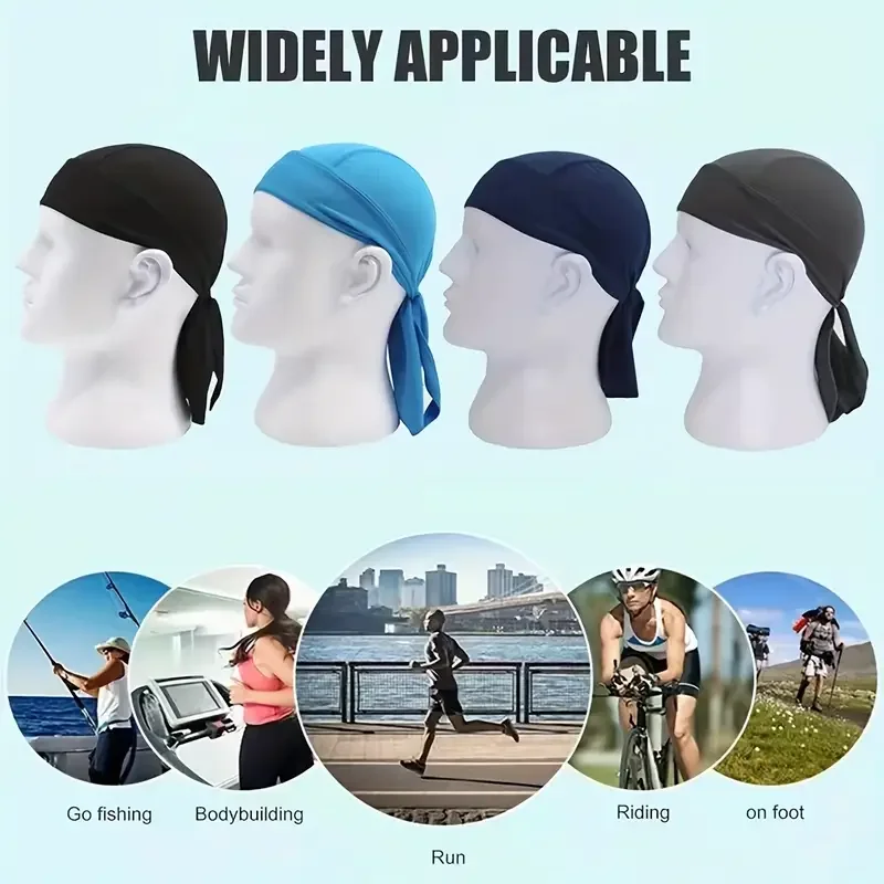Breathable Unisex Skull Cap for Outdoor Cycling and Fishing - Quick Drying Helmet Liner with Moisture Wicking Technology