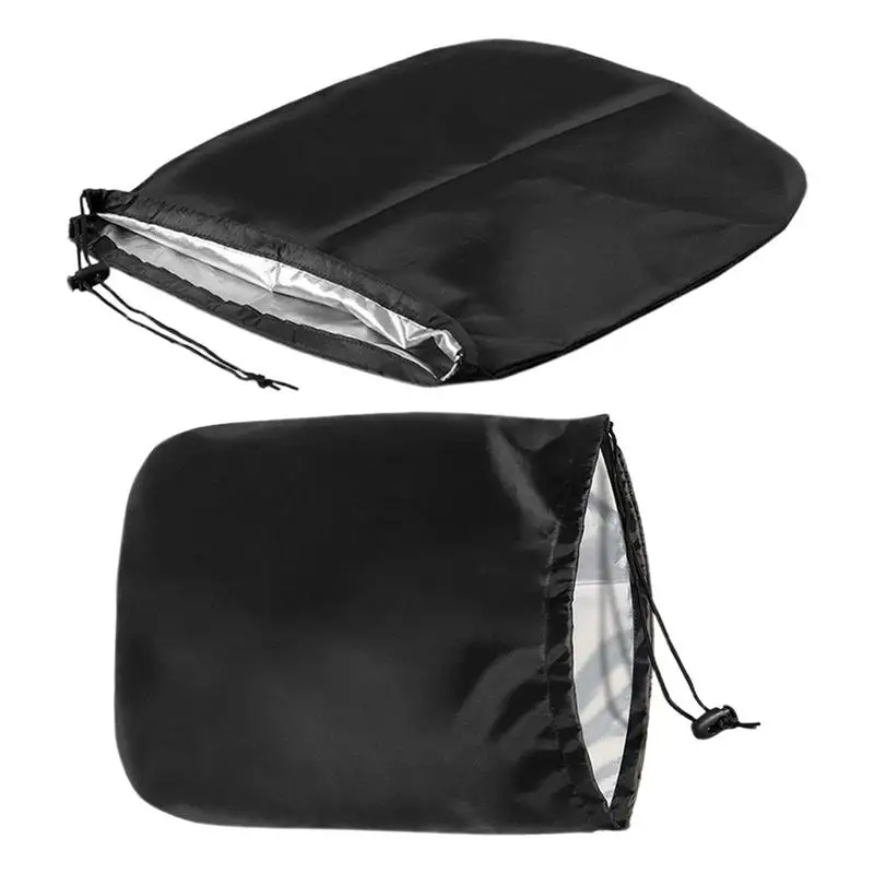 Rearview Mirror Snow Cover Winter Left and Right Side Mirror Protector Oxford Cloth Snow Freeze Dust Cover Car Accessories 2pcs