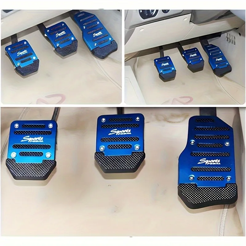 Universal Automatic/Manual Transmission Car Pedal Cover Set car accessories car pedals pedal cover stainless steel pedal cover