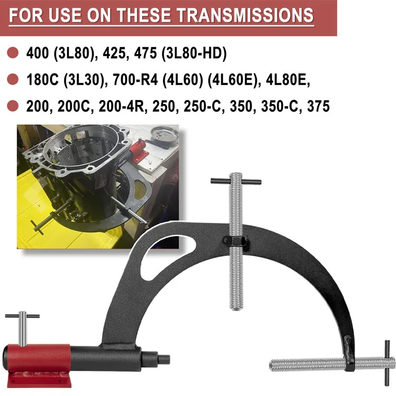 Transmission Holding Fixture Tool J-8763-B with Base Fit for GM Transmissions Small Engine 3L30, 200, 200C, Replace for T-0156-B