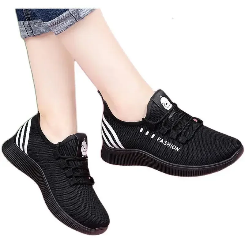 Women Sneakers Women Vulcanize Sport Outdoor Lace-up Platform Sneakers
