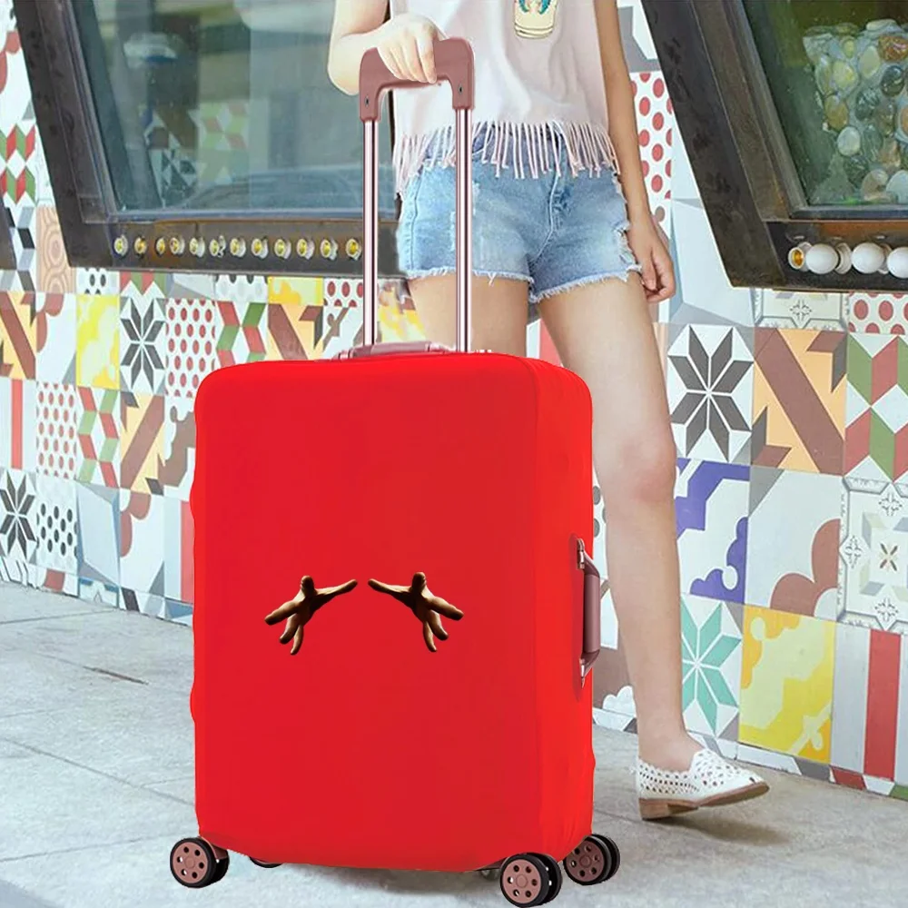 Luggage Case Elasticity Dust-proof Trolley Protective Cases 3D Print Suitcase Cover Apply To 18-28 Inch Travel Accessory Covers