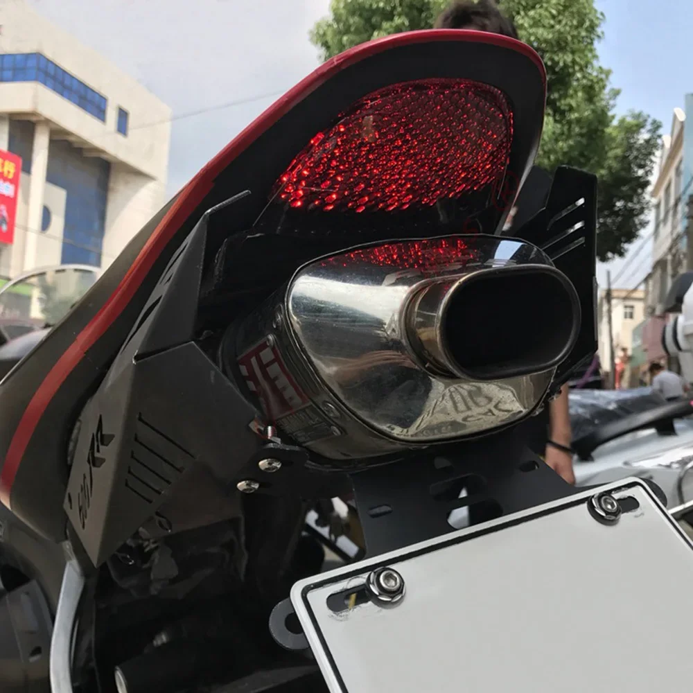 번호판 프레임 홀더 HONDA CBR600RR CBR 600 RR 2007 2008 2009 2010 2011 2012 용 테일 깔끔한 제거기 등록 브래킷