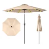 9FT Outdoor Patio Umbrella UV Protection For Garden Sturdy Structure All Weather Outdoor Umbrellas For Backyard Pool Holidays 2