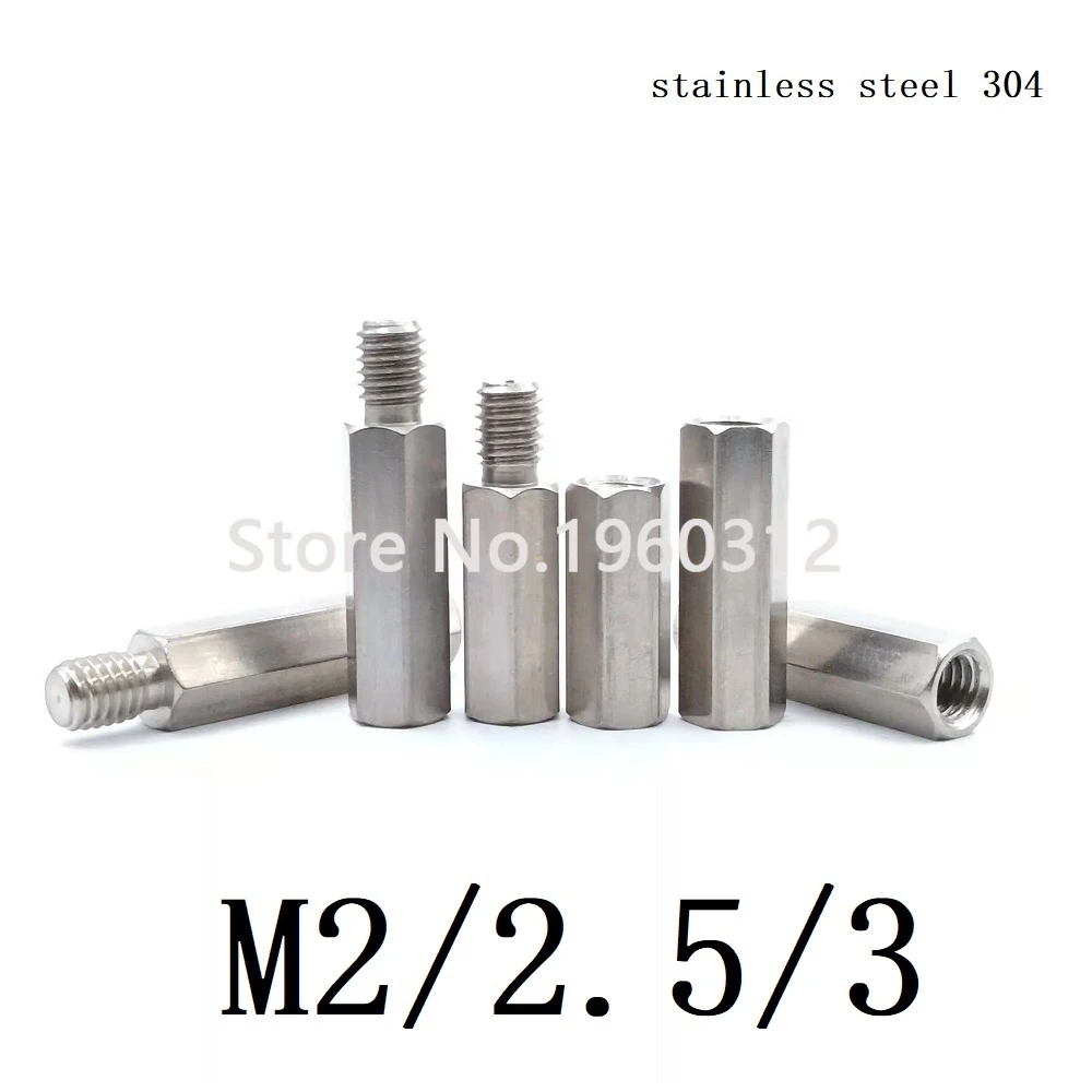 5 20pcs male to female / fe to fe spacer M2 m2.5 m3 m4 Long Hexagonal