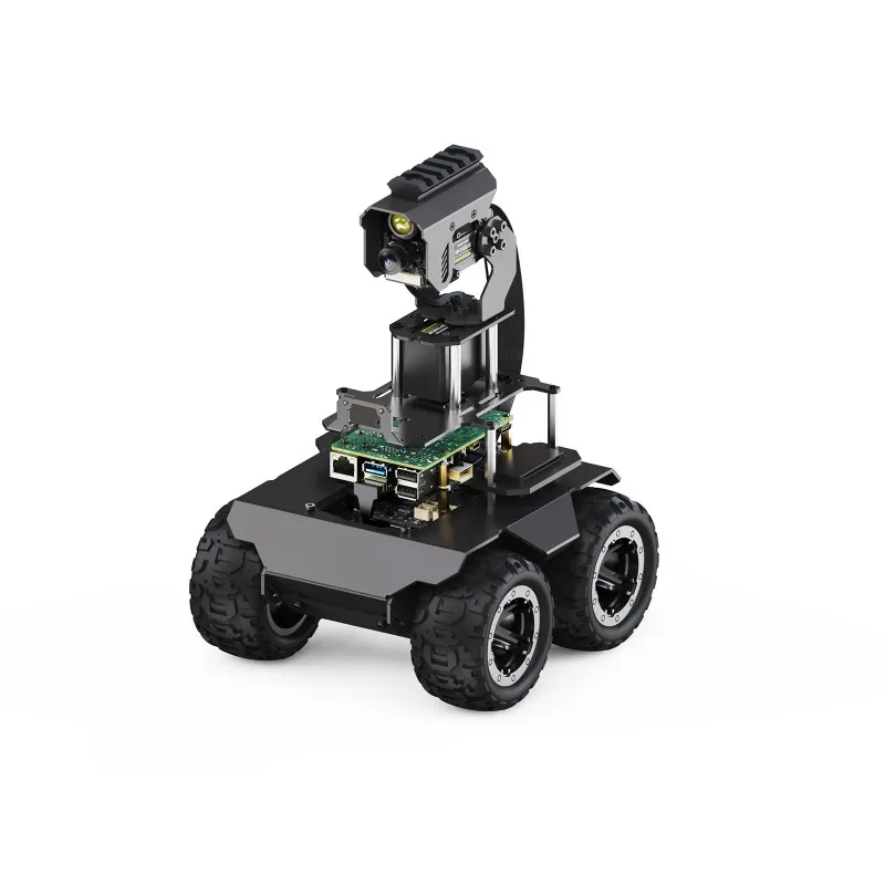 

Waveshare RaspRover Open-source 4WD AI Robot, Dual controllers, All-metal Body, Computer Vision, Suitable for Raspberry Pi 4B